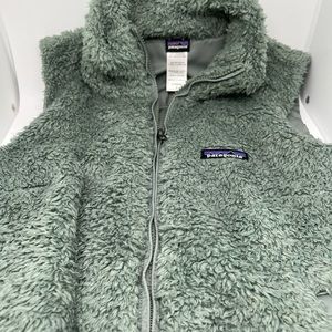 Patagonia Women's Fuzzy VerdigrisLos Gatos Vest Size Small 25215 (sage green).